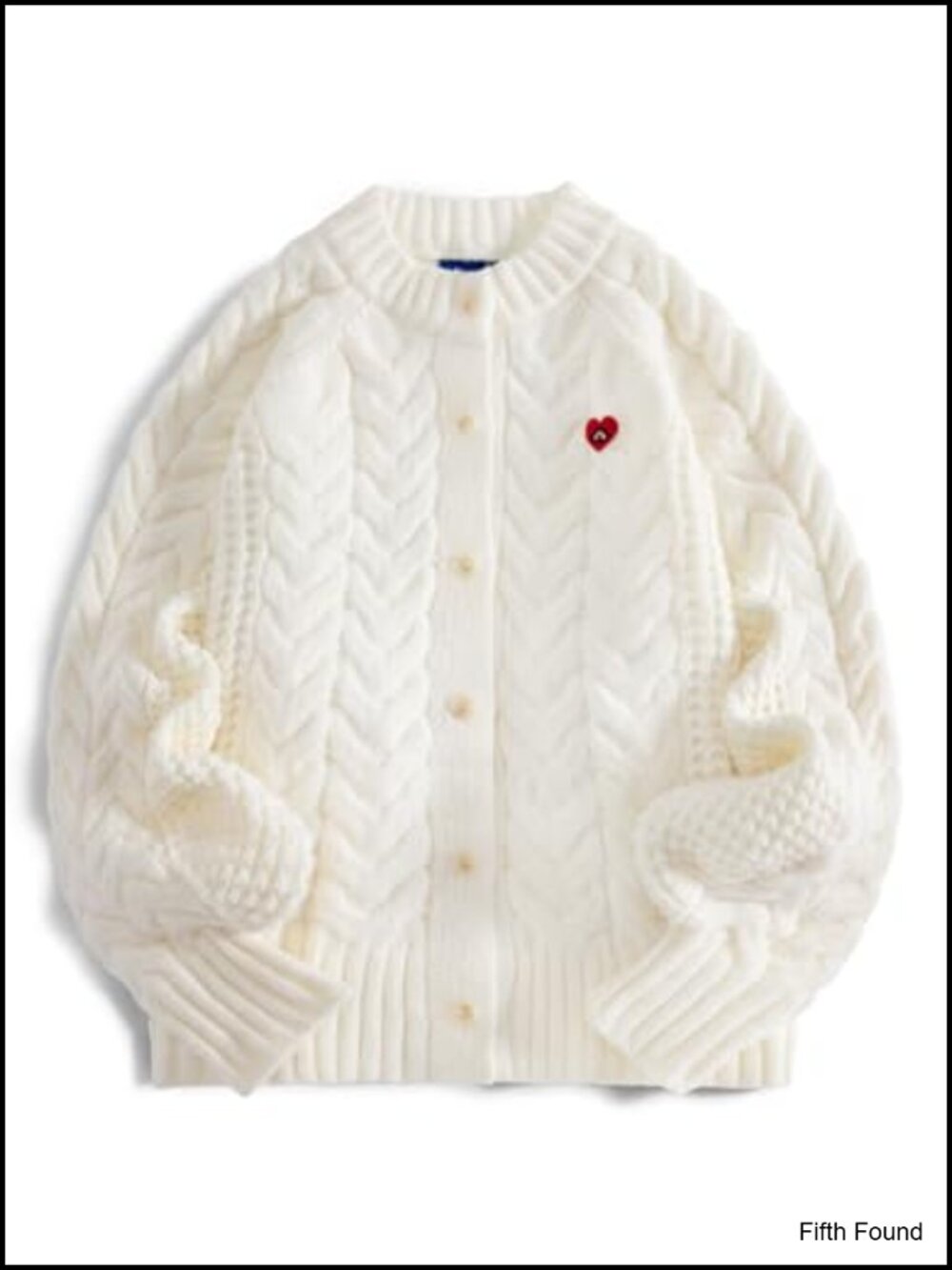 Oversized Cable Knit Cardigan Chunky Lantern Sleeve Open Front Women